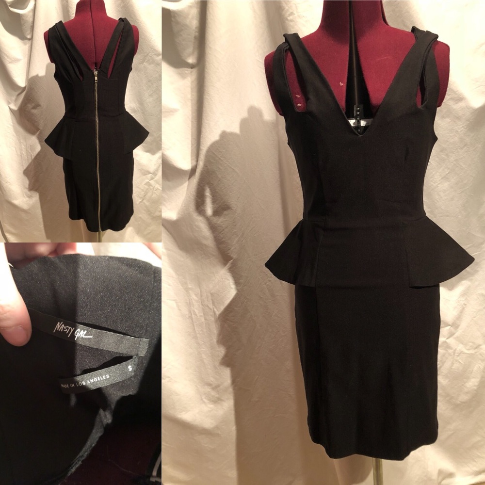 NastyGal Brand Zipper LBD